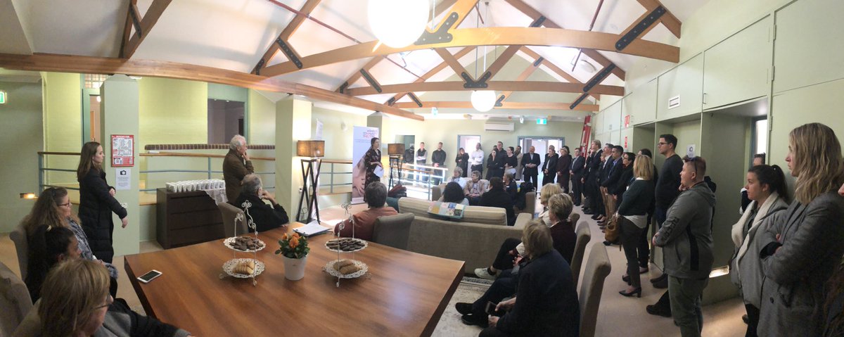 So proud to launch Beecroft House for 20 women over 55 during #homelessness week #hw2019. Older women’s homelessness grew by over 31% between 2011 &amp; 2016. So proud to be innovating with key partners to create practical solutions! @Linkhousing #TwilightAgedCare