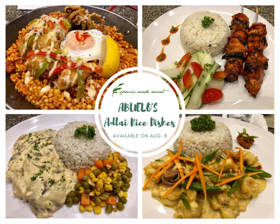 espacioverdeph's tweet photo. On a diet? Then try our array of rice free Adlai dishes! Delicious, filling and perfectly paired with savory dishes - better than regular rice? Most definitely! Adlai dishes are now available at Abuelo. #foodgasm #espacioverderesort #foodie #capturecapiz #foodporn #adlai #healthy https://t.co/S46vKLSJQc