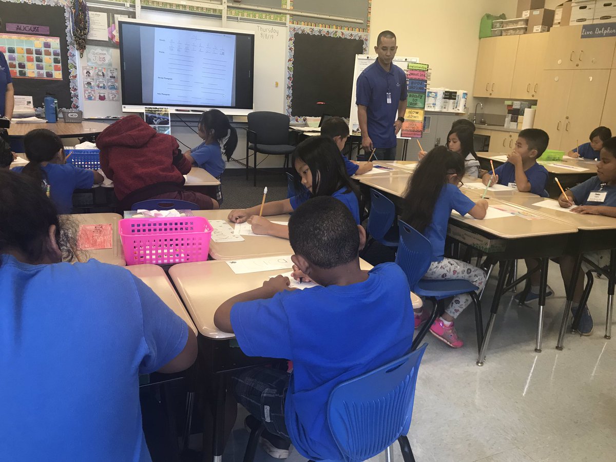 Voice4Equity's tweet photo. Great visit at Salt Lake El - fantastic team of teachers and leaders and a very curious and engaged group of students! I wonder how these students would describe their school design? #HI4PublicEd https://t.co/Qg6AwOfh5U