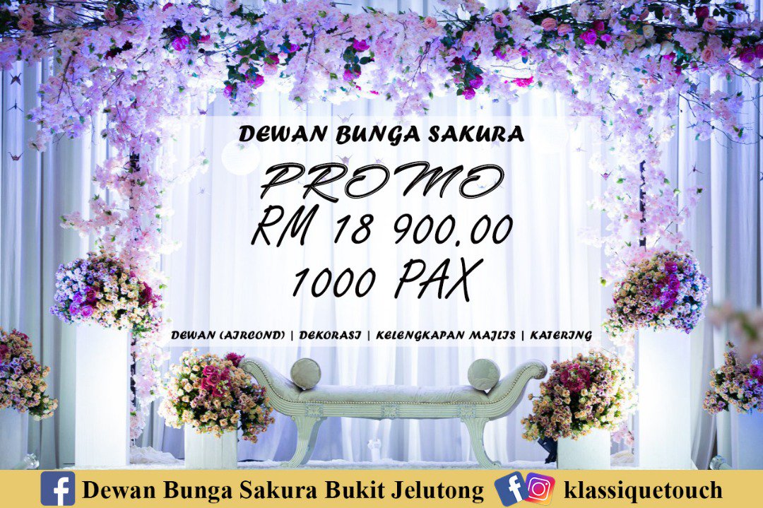 Dewan bunga sakura bukit jelutong