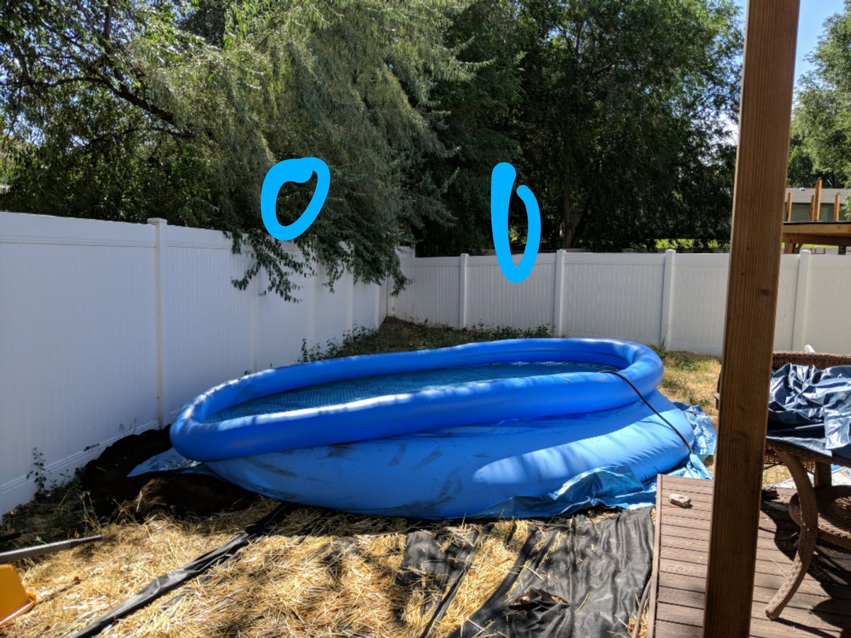hinderjm's tweet photo. Above ground pool failure #sadpool https://t.co/ydYdZCVSxo