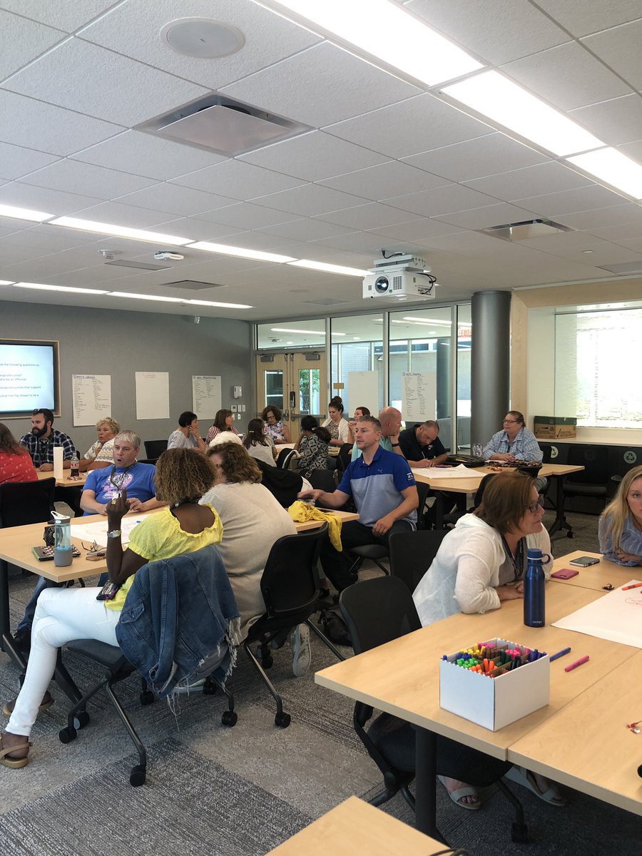 A great day to bring together our paraprofessionals for staff development. Thank you for your engagement and dedication to our students! <a href="/ELC_EduIL/">ELC</a> <a href="/stevensonhs/">Stevenson High School</a> #elcempowers