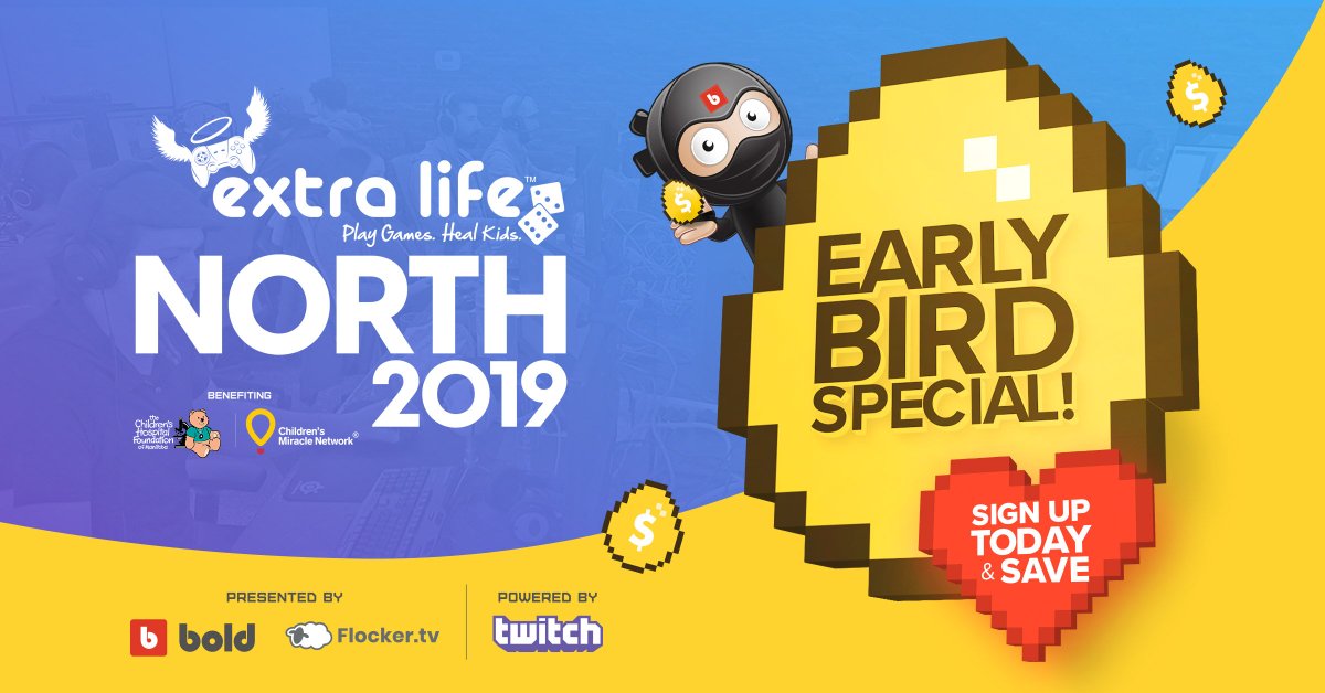 ExtraLifeNorth's tweet image. Wanna game 🎮 for 24 hours straight at @bellmtsplace for a good cause? #Winnipeg #Manitoba #ExtraLifeNorth
  
Join us on Sept 7 be a part of Canada's largest @ExtraLife4Kids charity event in support of the @CHFManitoba & @CMNCanada!