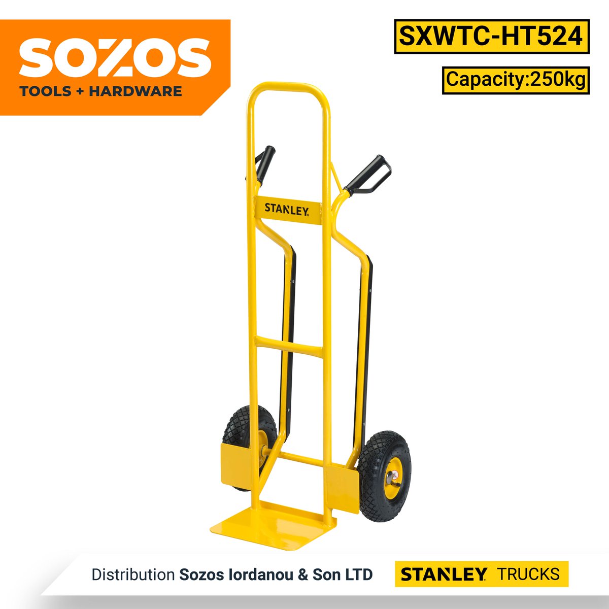 sozos_eu's tweet photo. STANLEY HT524 steel hand truck 250kg
Available in our store!
Διαθέσιμο στο κατάστημα μας! 
.
.
.
#stanley #tools #stanleytrucks #stanleytools #TRUCKS #STANLEY #paphos 
#pafos #cyprus https://t.co/Nm324y82R1