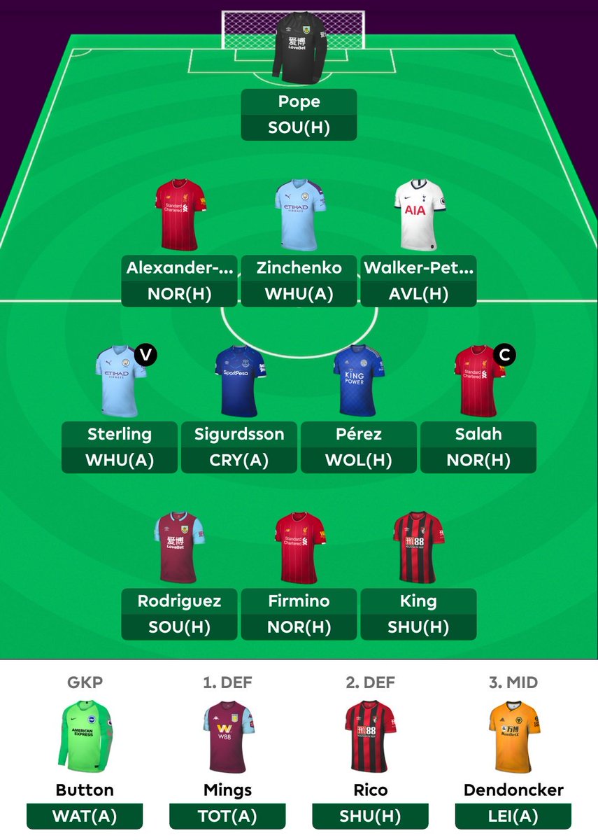 FPLPharaoh's tweet photo. So I'm currently on this team 👇

Firmino as a differential 🤙

Thoughts ❓

#fantasypremierleague #FPL https://t.co/lnSWmWfAdr