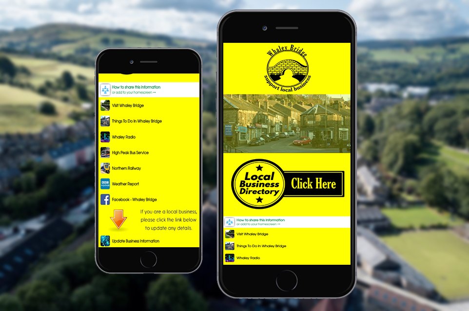 Let’s get as many people to visit Whaley Bridge as possible. It has so much to offer. iinfoU are proud to support and help!

Click on the link to see what’s on offer – whaleybridge.iinfou.com/?inside_mobile

If you are a local business, please get in touch with us for your FREE listing!