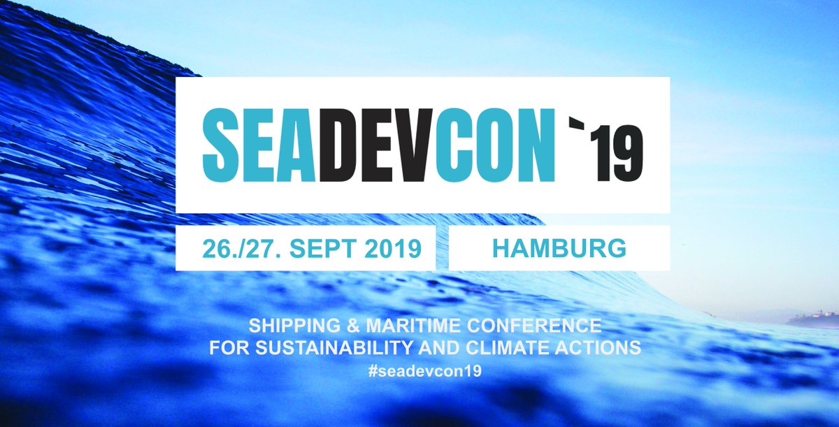 seadevcon1's tweet photo. ❗SAVE THE DATE! ❗SEADEVCON 2019 is coming to Hamburg again this year. Date: 26.-27.09.2019
Register now and take a seat: 

 #seadevcon #shipping #hsba #environment #sustainable #MYWORLD #ACT4SDGS #greenshipping #maritime #Hamburg https://t.co/guWdgH2ne0 https://t.co/yVuMXhlsIh