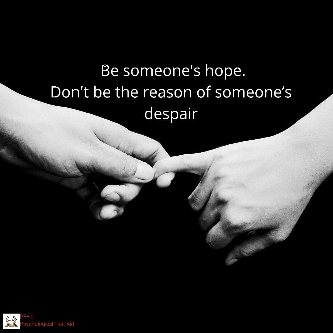 pfaidofficial's tweet photo. Be someone's support....
#psychologicalfirstaid
#wecanchangetheworld
#support #not #despair https://t.co/8Bt8UMA5fK