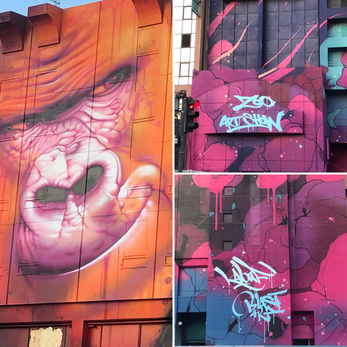 GuideduVoyage's tweet photo. [#streetartlyon / #photodujour] Photographies du Zoo Big Wall, une œuvre monumentale et éphémère de près de 2 000m2 réalisée par 👉 l’artiste #Kaloufstreet et #BlastArt) !  
📍47, boulevard Vivier-Merle à #lyon📍
#zooartshow #zooartshowlyon #peinturemurale #kaloufart https://t.co/UQOBUEXV4q