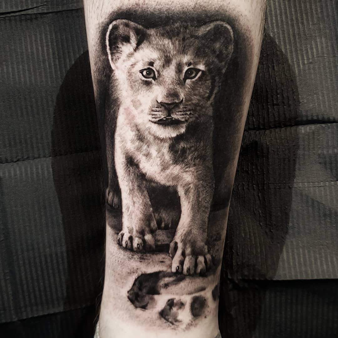 simba  tattoo lionking lionkingtattoo sketch  TikTok