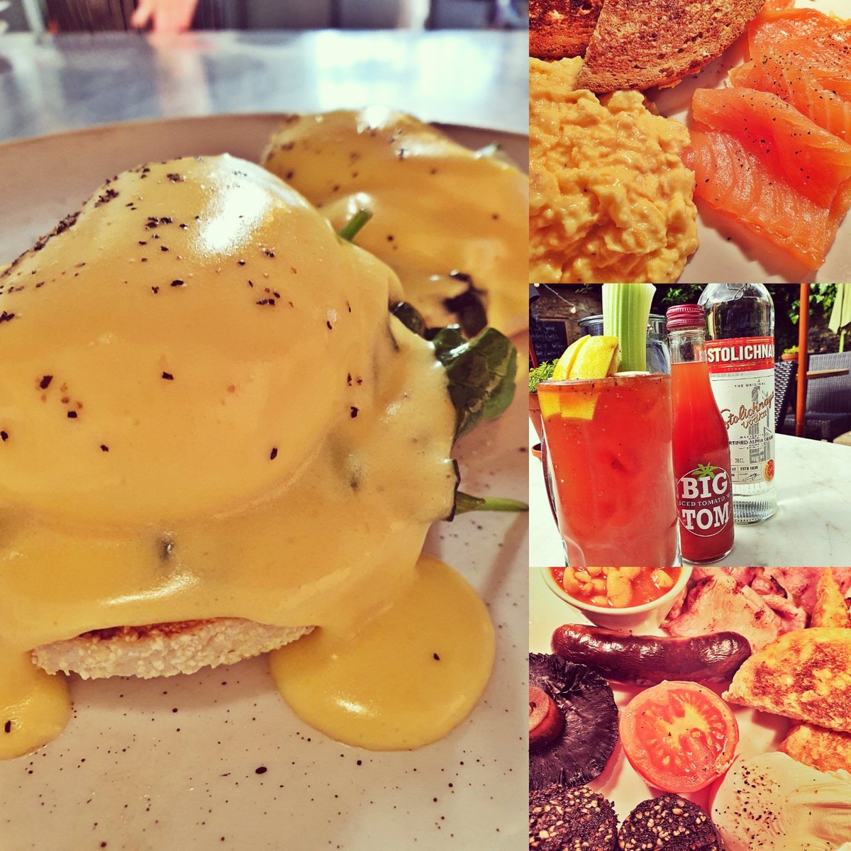 It's nearly the weekend! Start it off with a good breakfast and why not have a bloody mary! #woodstockarms #openallday #breakfasttillnoon #brunch #bloodymary #houseofjacob #jacobsbreakfast #smokedsalmon #eggsflorentine