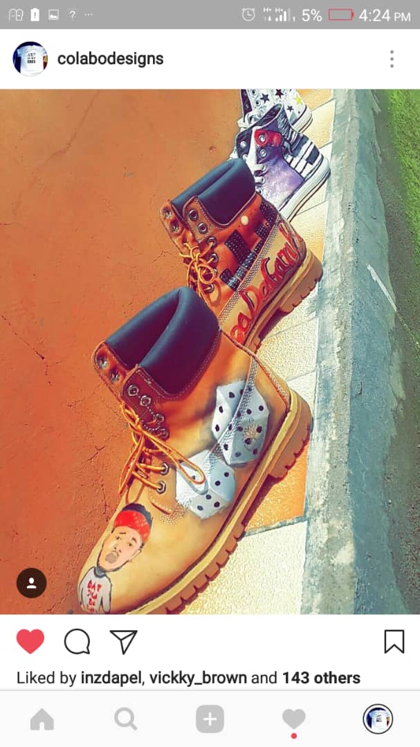 ColaboD's tweet photo. @RealDreylo We need more clients, we specialize in arts, customized shirts, polo's, hoodies, shoes , paintings https://t.co/KqQrDvX8AU