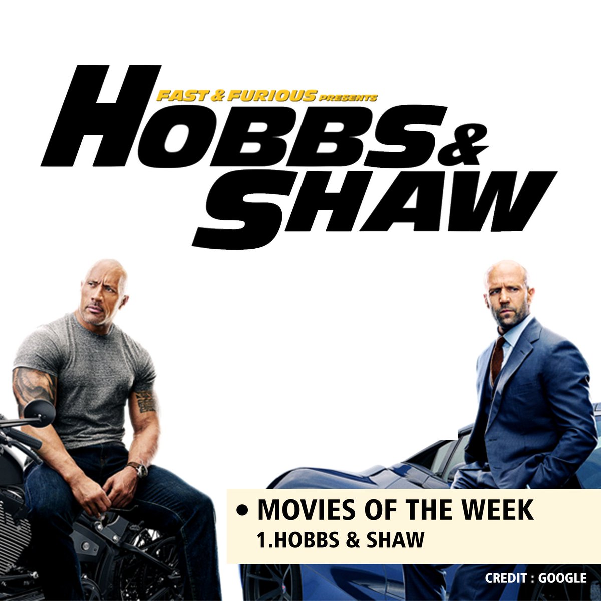 mutouch_id's tweet photo. Hi Sahabat Mutoüch, buat kalian yang berencana untuk menonton bioskop, kami ada beberapa rekomendasi film untuk kalian habiskan waktu di akhir pekan, berikut rekomendasinya : 
1. Hobb &amp; Shaw 
2. The New Mutants
#SmoothonEveryTouch #Movies https://t.co/mKzYlQi9zD