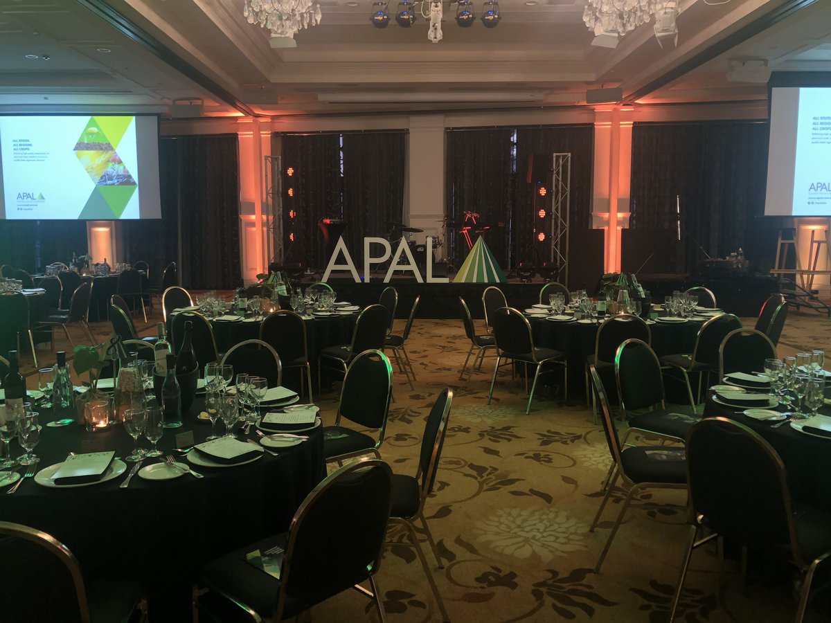 EurofinsApal's tweet image. The stage is set and we will be kicking off our gala dinner very shortly ... we look forward to celebrating with our fantastic clients and supporters this evening!