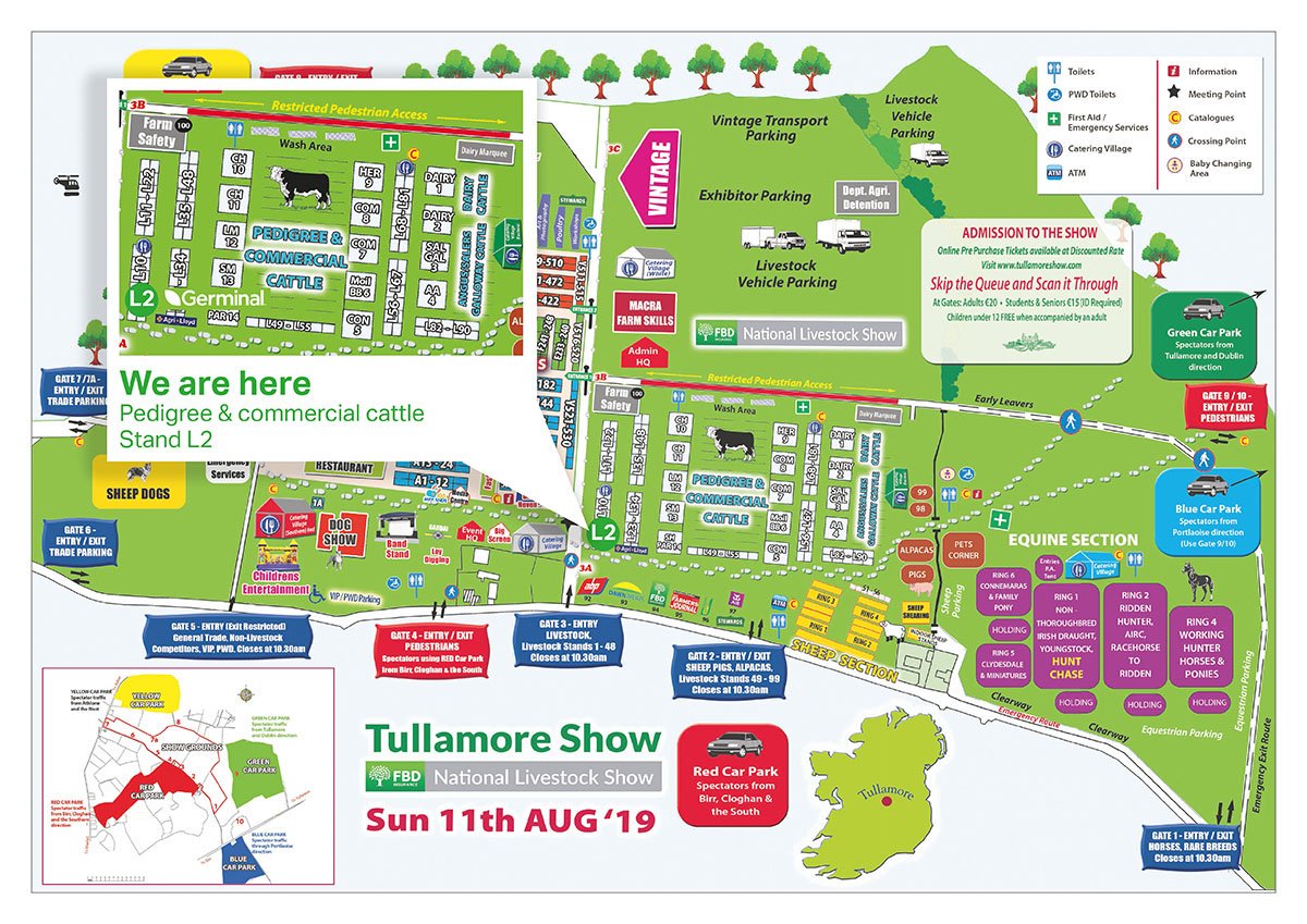 Germinal_Ire's tweet photo. We're attending the Tullamore Show this Sunday 11th August. Visit stand L2 for #KnowledgeAdvances on reseeding, forage crops and how to implement sustainable new technologies & practices. We look forward to seeing you there @dcampion244 @McEvoy_M @BillGerminal @Murphy1Diarmuid https://t.co/Tq3I58ccNJ