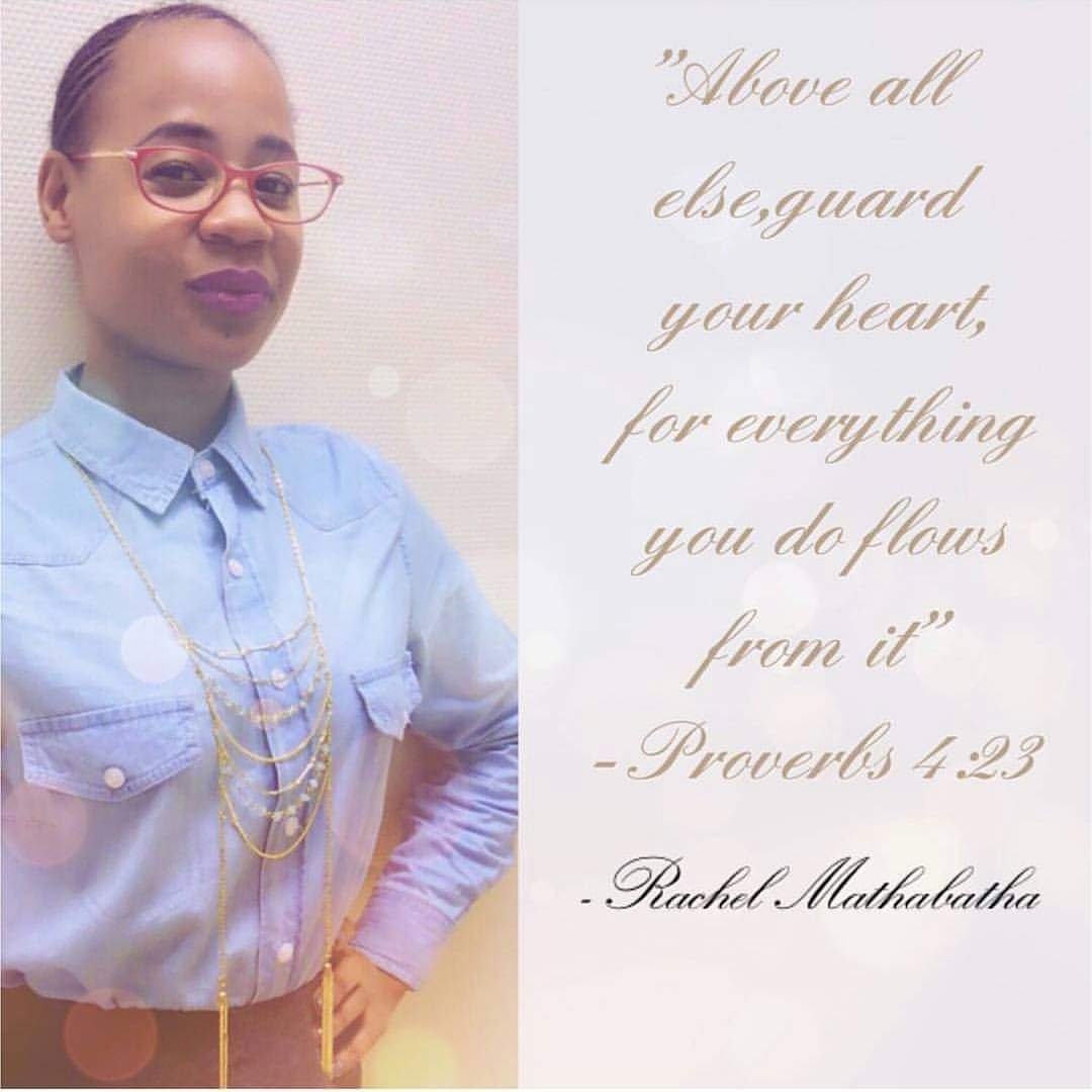 RachMilly_Media's tweet image. 《WOMEN&apos;S MONTH POST》&quot;Above all else, guard your heart, for everything you do flows from it.&quot; - Proverbs 4:23

From our Founder and CEO @rachely_math we wish you all #Mbokodos a #happywomensday2019 🧡🌺🌈