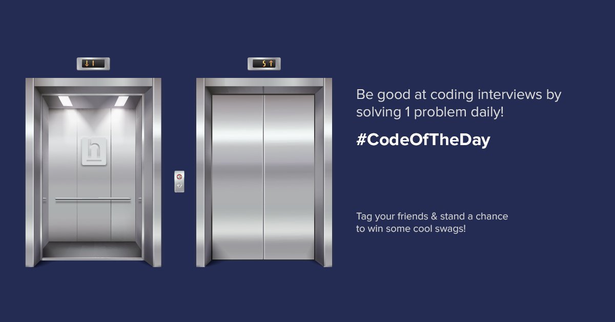 A Thread Written By Hackerearth There Are 7 Floors In Bh3 Amp