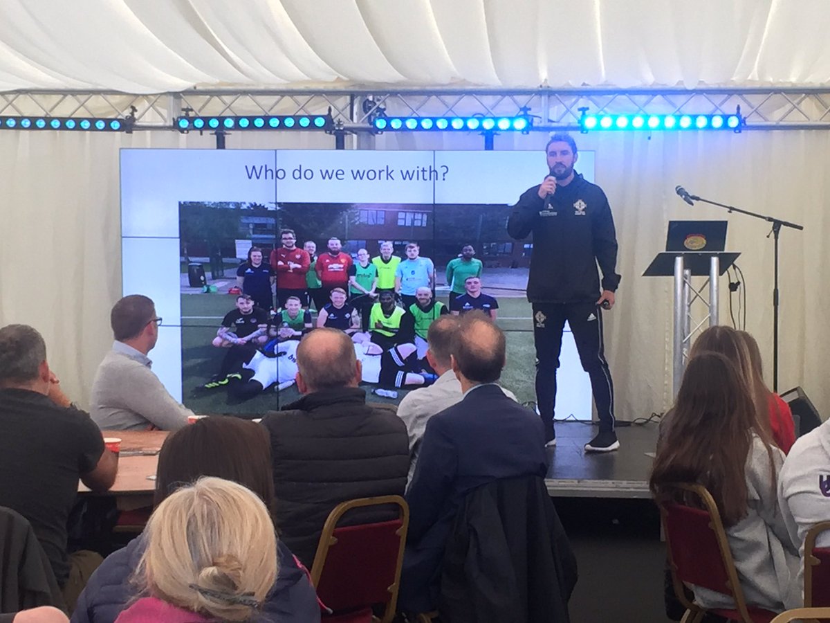 petesyday's tweet photo. In the paddock at Dundrod for The Transformative Power of Sport event today. #UGP19 great stories of people #unitingcommunities https://t.co/D8rOwQuJBW