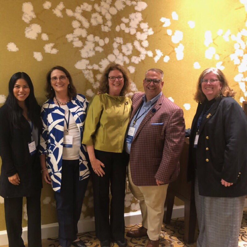 “DNP Academic/Service Partnerships” by Dr. @cynthiasweene76, Dr.  @RitaDAoust and Dr. @CathaleenLey at the Doctors of Nursing Practice Conference. 
Dr. @timiangodfrey, Dr. @CGLingPhDFNP, @debdriscolljhu and I rooting them on! @JHUNursing @nursingdean @daisyfoundation