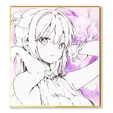 Anmi（@Anmi_ ）個展『SUPERBLOOM』販売グッズの「直筆イラスト色紙」A