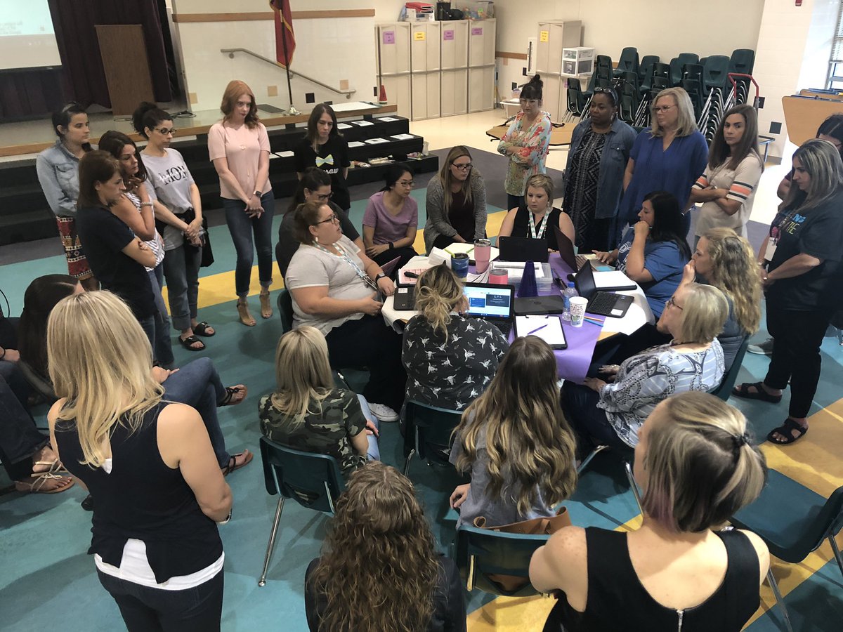 It has been a wonderful first couple of days with our amazing staff! So blessed by their dedication and passion!! They are working so hard and the excitement in the building is contagious!! #Mooneyhamproud #OneTeamOneDream #leadlearners