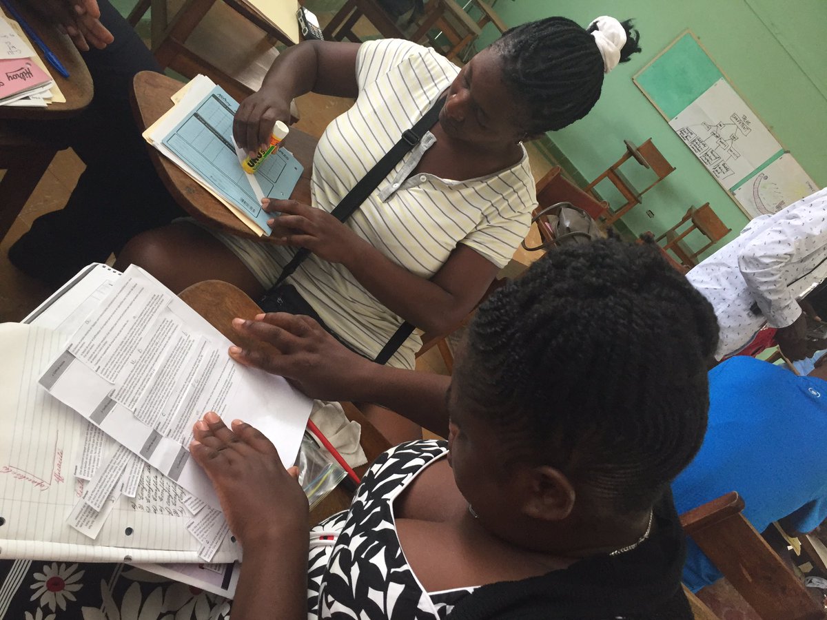 Discussing conflict as an opportunity for learning. #ELIHaiti2019