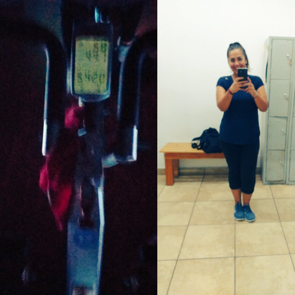 gutierreznati's tweet photo. Así término mi día, spinning y Fitcombat, si no lo publico no vale 😁😁😁😁 #YosoyINDBIKER #indbike #gymmotivation #GymSelfie #SumandoKMx #BuenasNoches https://t.co/WIjeUWV0N3