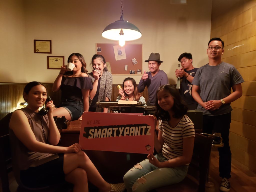 CrypticYEG's tweet photo. These #SecretAgents cracked the case in Spies and Lies! #SmartyPantz #victory #EscapeRoom #yeg #yegfun https://t.co/hqrGR3Kof7
