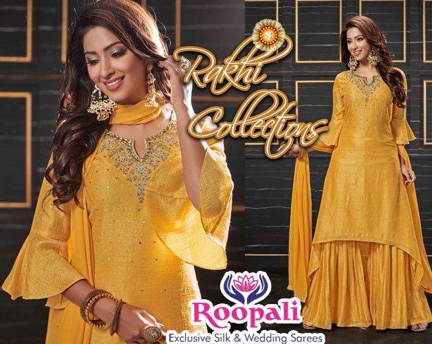 RoopaliSarees's tweet photo. Keep up with the ever-evolving fashion with Roopali. This Raksha Bandhan, gift your sister a present she deserves.
.
.
Visit us
https://t.co/K6l8r8D9Wq

Join us on WhatsApp too!
https://t.co/zCe5xVAZfR 

#roopalisarees #lehenga #roopaliheritage #chunari #roopalioutfit #embroidery https://t.co/ohFDnJntx5