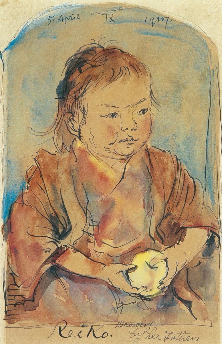 コレクションのご紹介】 岸田劉生《林檎を持てる麗子》大正6（1917）年