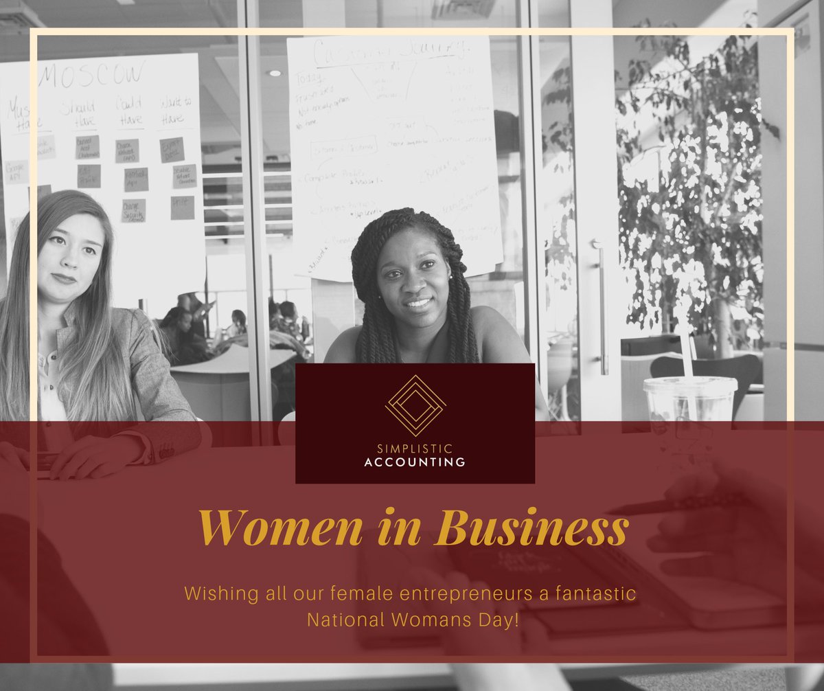 SimplisticAcc's tweet photo. Today we want to take a moment to wish all the women a successful, peaceful and joyous National Woman’s Day! #WomeninBusiness #FemaleEntrepreneurs #WomansDay #SimplisticAccounting https://t.co/aE0DmWOjtc