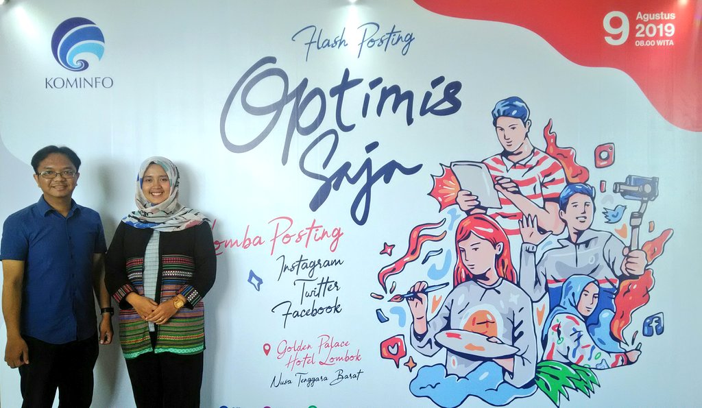 serlyhumairoh's tweet photo. Beliau adalah dosen saya, ketika kuliah dulu pesan beliau kepada saya untuk Optimis akan semua hal termasuk masa depan setelah kuliah. Alhamdulillah berkat optimis saya bisa menggapai mimpi ππ
@djikp
#FlashPostingNTB
#OptimisSaja https://t.co/tRdQOCm2V1
