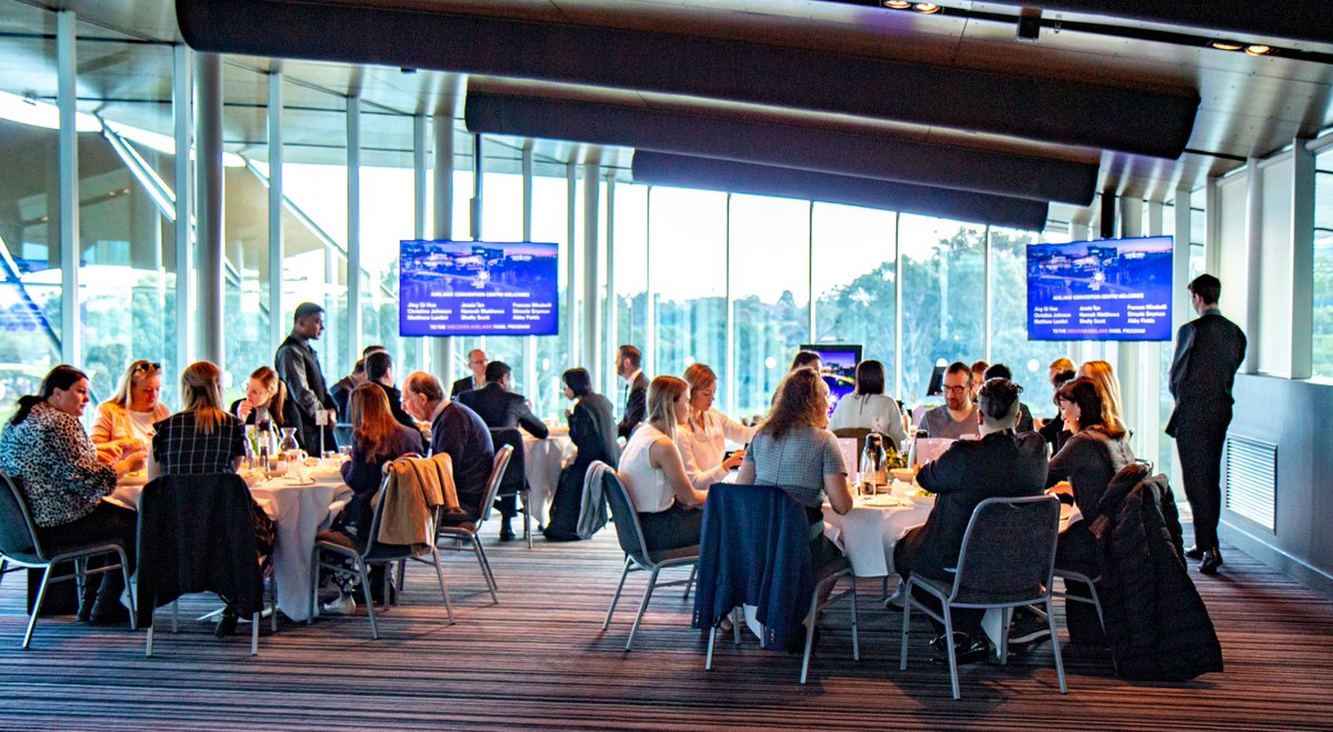 AdelaideCC's tweet photo. A very warm welcome to all attending the 'Discover #Adelaide' famil, showcasing our City's latest innovations. Kicking off today's program, an #HonestGoodness breakfast overlooking the @adlriverbank, with presentations by @adelaidecc, @AdlConv &amp; @theconferenceco. #southaustralia https://t.co/SFkZkRcnao
