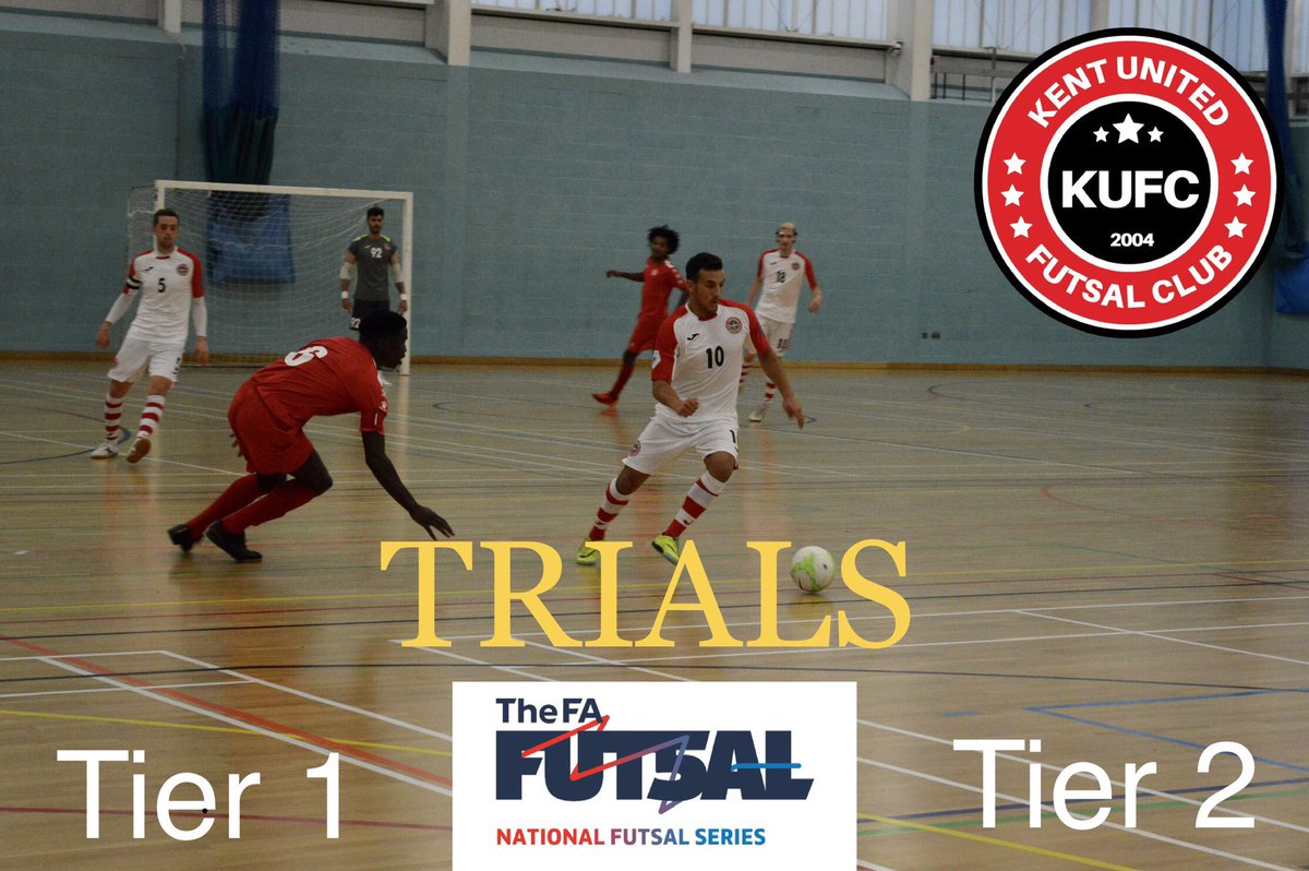 kentuniteddevel's tweet photo. Kent United Futsal Club will be holding trials for both our Tier 1 and Tier 2 NFS team on 11th and 18th August.... venue TBC.... Please get in contact if you are interested #NationalFutsalSeries #NFS #Tier1andTier2 #futsalinkent #kentfutsal #getinvolve #trials #pruebas https://t.co/3VWvWHn9AQ
