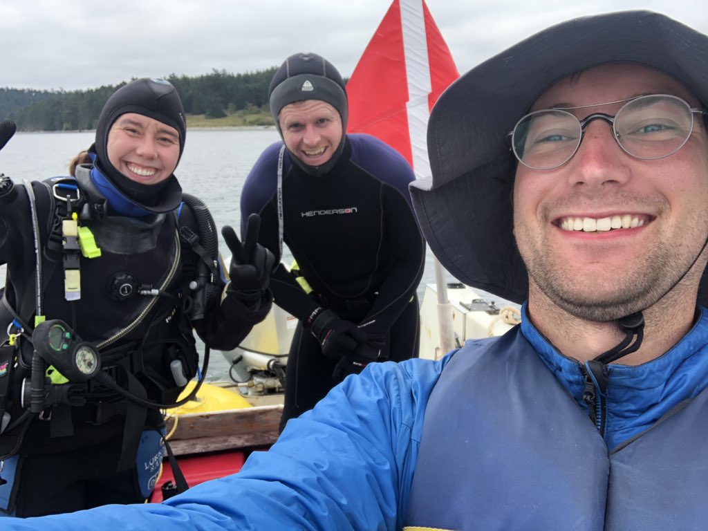 Did the scuba with @o_jgraham (Scidive student from 2015) and Willem (scidive 2018)! I got a little verklempt thinking about all the cool things my students are doing since our classes.