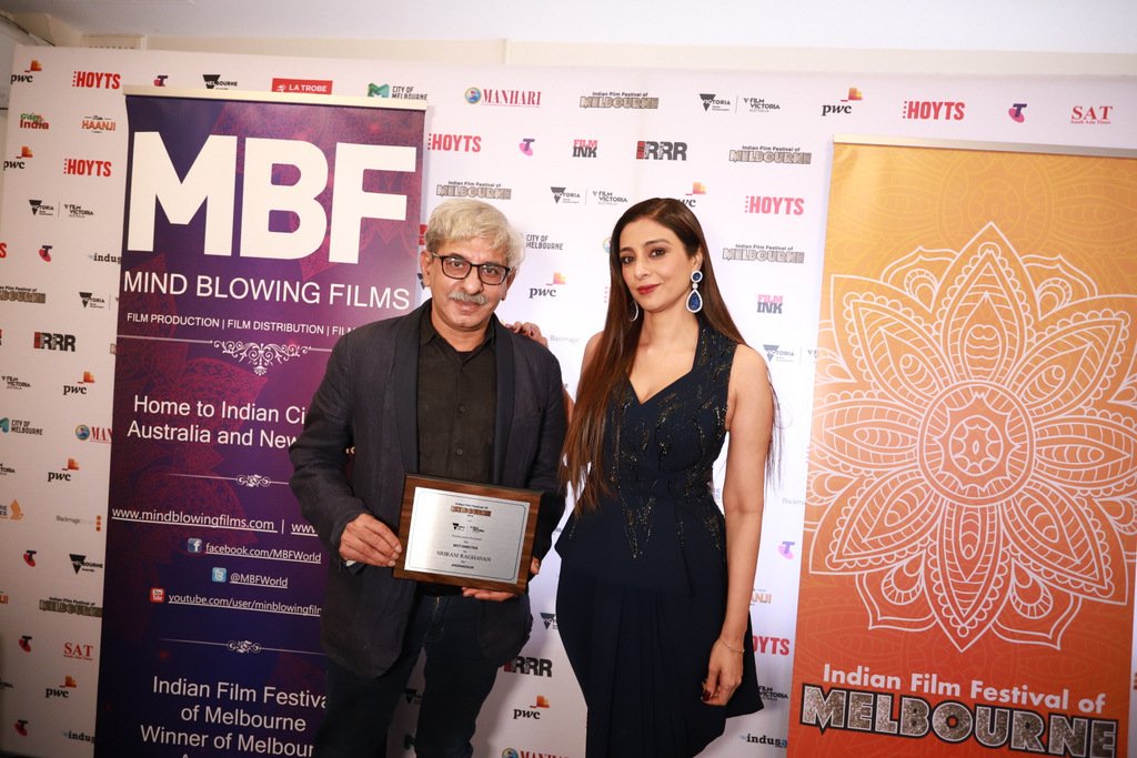 taran_adarsh's tweet photo. Indian Film Festival of Melbourne [#IIFM] celebrates 20 glorious years of #KuchKuchHotaHai... Sriram Raghavan is best director [#AndhaDhun], #BulbulCanSing is best indie film... #Chuskit and #SuperDeluxe win Equality in Cinema Award. #IFFM2019 https://t.co/sC6zrGJwNx
