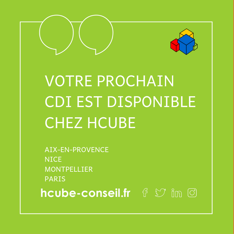 HCube_Conseil's tweet photo. Un CDI chez HCube = 🤩🤩🤩
De nombreuses offres sont actuellement disponibles, n'hésitez pas à chercher votre bonheur sur notre site web !
https://t.co/FbMGHWhav8
#HCube #HCubeConseil #HCubePower #Startup #Frenchtech #Jobs #IT #Digital https://t.co/jfrMNuacLA