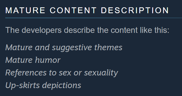 The_Doddler's tweet photo. It would appear that vol 2 of @FrontwingInt's Loca-Love (all ages) from has vanished from steam. I don't want to say that it's probably entirely because the main girl wears a school uniform, but... it's probably the school uniform. https://t.co/CmawdxGsrT