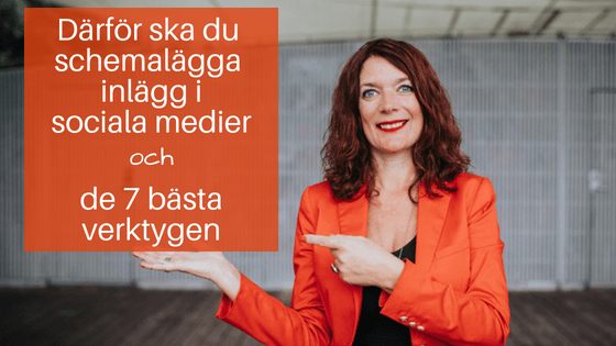 LindaBjorck's tweet photo. Därför ska du schemalägga inlägg i sociala medier - och 7 verktyg för att schemalägga |  https://t.co/r57u8s4Kmg
#SmartBizz #SocialaMedier #LindaTipsar https://t.co/JOJALTypVi