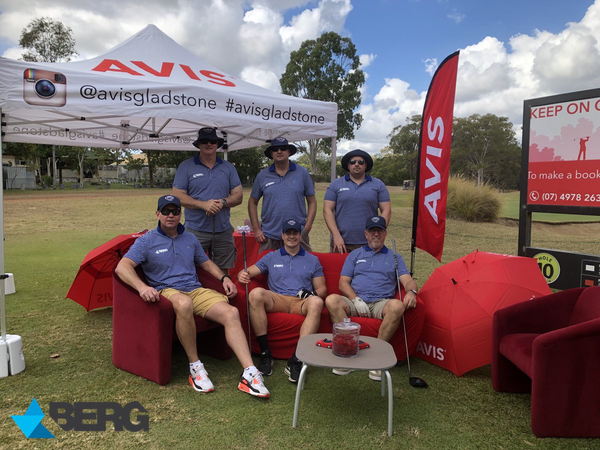 WeAreBerg's tweet photo. BERG Engineering was excited to include a team in the recent GEA's 8th Annual Charity Golf Day. The event raised much-needed funds for the Calliope River Historical Village. Thanks to the GEA for organising a great day and to our team guests from CQ Capras &amp; NRG

#itsaBergthing https://t.co/QkXR4kljfs