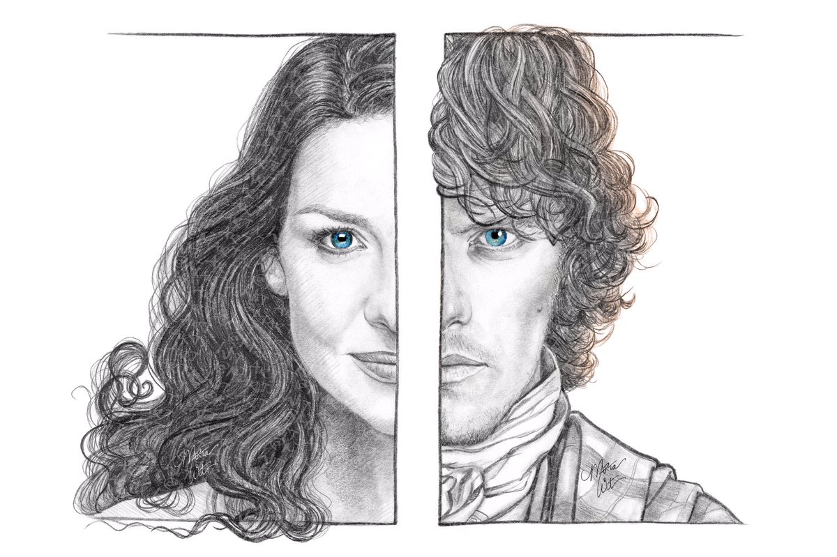 mARTa_WIT_art's tweet photo. #OutlanderContestNYCC #fanart #FanArtFriday @caitrionambalfe @SamHeughan https://t.co/Ki8O4tpfaS