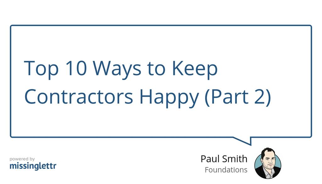 OtherPaulSmith's tweet photo. "There can be a tendency to want to keep good contractors a secret that you don't want to share, but having one client is not a sustainable business model for anyone." https://t.co/BApr31idgg #Housing #adaptations #Blog #fixthedfg #Homeimprovementagency https://t.co/zFeHmShMOG