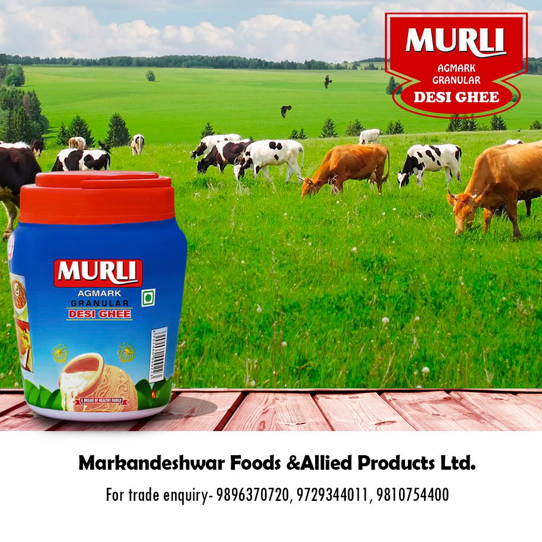 MarkandeshwarF's tweet photo. Moisturising Dry Skin & Hair - Is Not Only Benefit of Desi Ghee.
It Reduces the Exposure to Cancer-Causing Agents.
✅Get Your Pack Now Of Murli Desi Ghee.
By- @MarkandeshwarF
Call 9896370720, 9729344011
#markandeshewarfoods #murlidesighee #desighee #goodhealth #reducecancer #hair https://t.co/TBiURaMacA