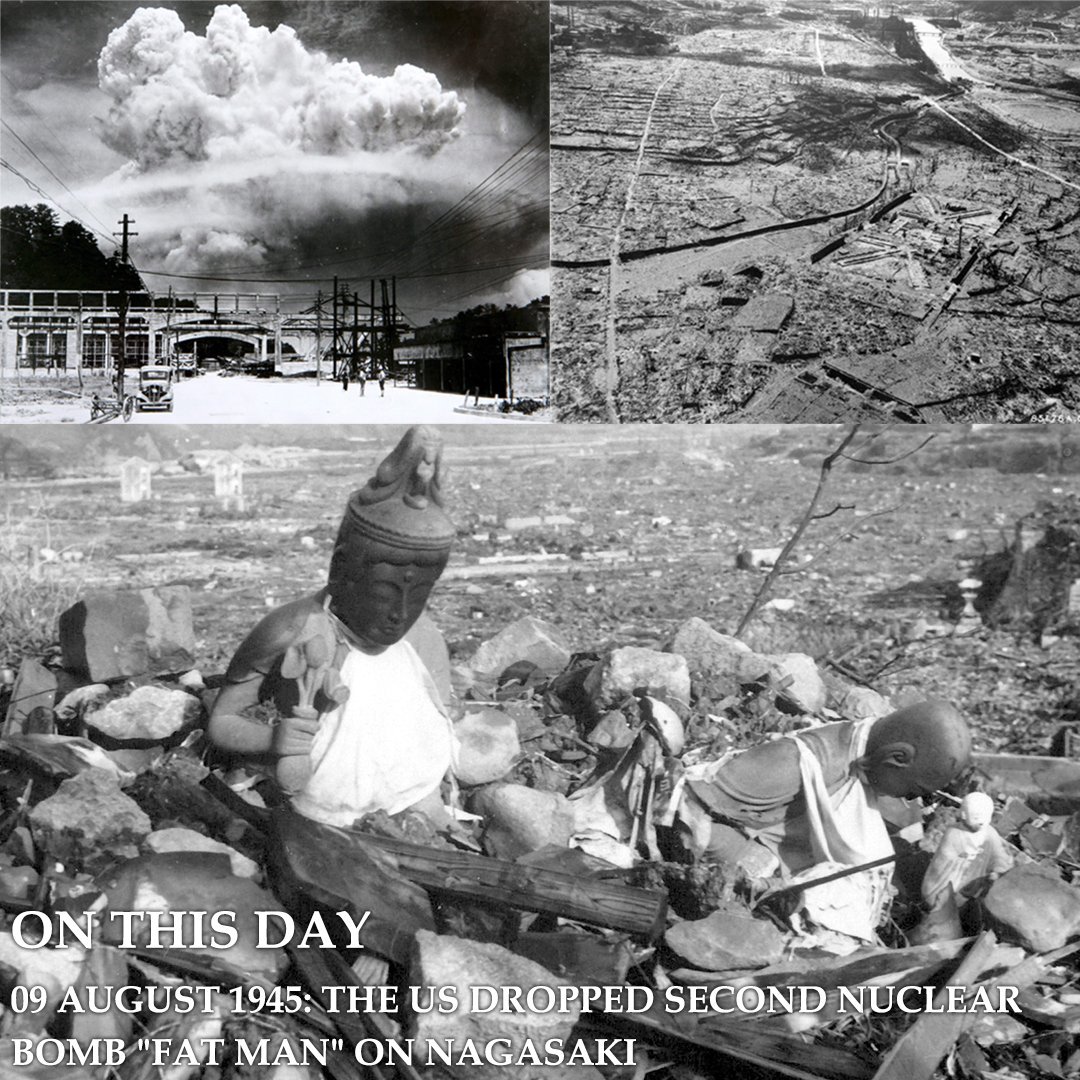 Diplomacy Beyond Plus On This Day August 9 1945 The United States Dropped The Second Atomic Bomb Fat Man On The Japanese City Of Nagasaki The First Nuclear Weapon Diplomacy Beyond Plus On This Day August 9 1945 The United States Dropped The Second Atomic Bomb Fat Man On The Japanese City Of Nagasaki The First Nuclear Weapon