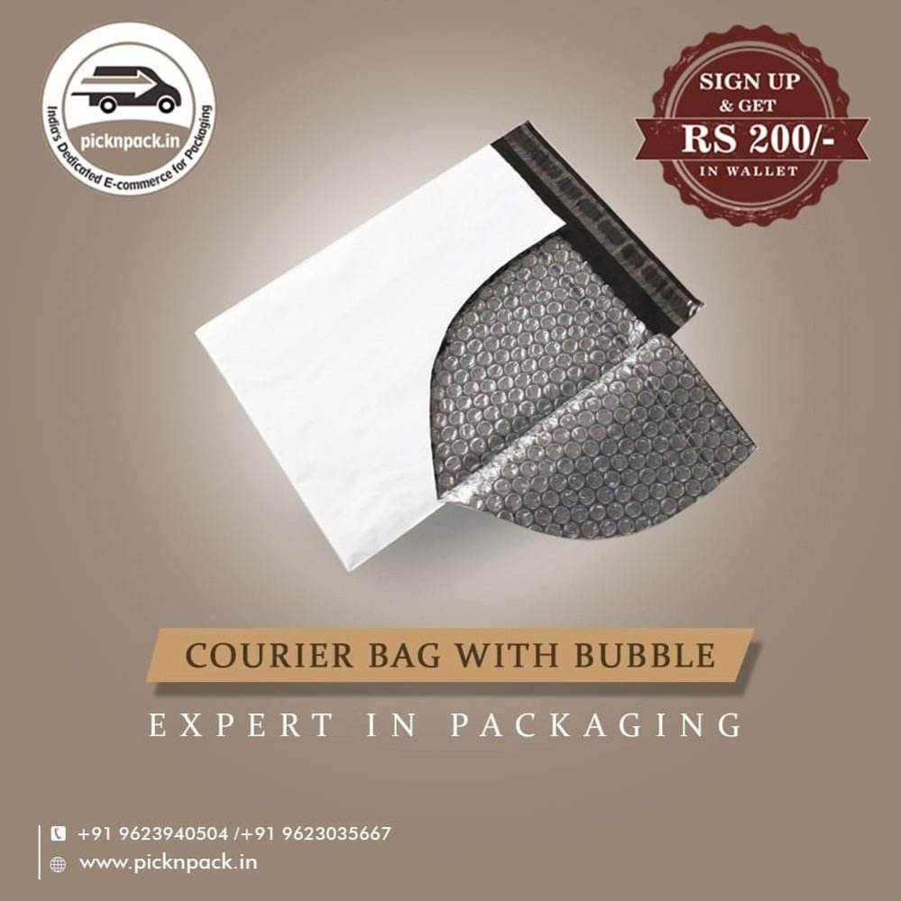 picknpack_in's tweet photo. PickNpack’s Bubble wrap roll & Bubble wrap Courier Bag provides excellent cushioning to the delicate items like glassware and electronics goods. https://t.co/knCj91kPUU.
#pickNpack #onlinepackagingmaterial #bubblewrap #courierbag #onlineshopping #longtail https://t.co/LlCzuyEhtS