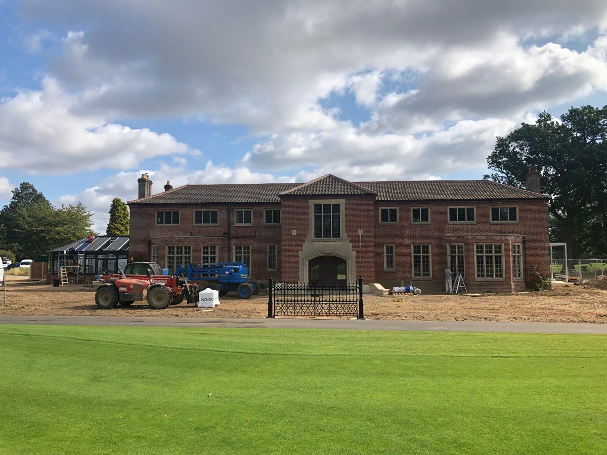 PJSpillings's tweet photo. The Stable Refurbishment Works for the @RoyalNorwichGC at Weston Park in Norwich by our team @FeildenMawson @RossiLong @lambertcivil https://t.co/15hBj5swQR