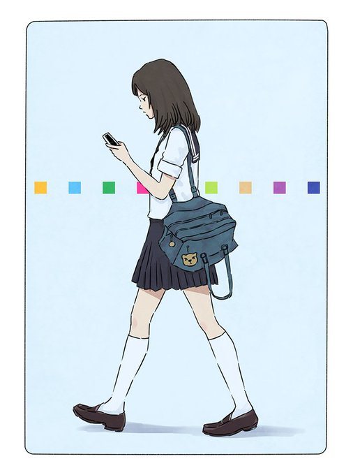 歩きスマホだめのtwitterイラスト検索結果