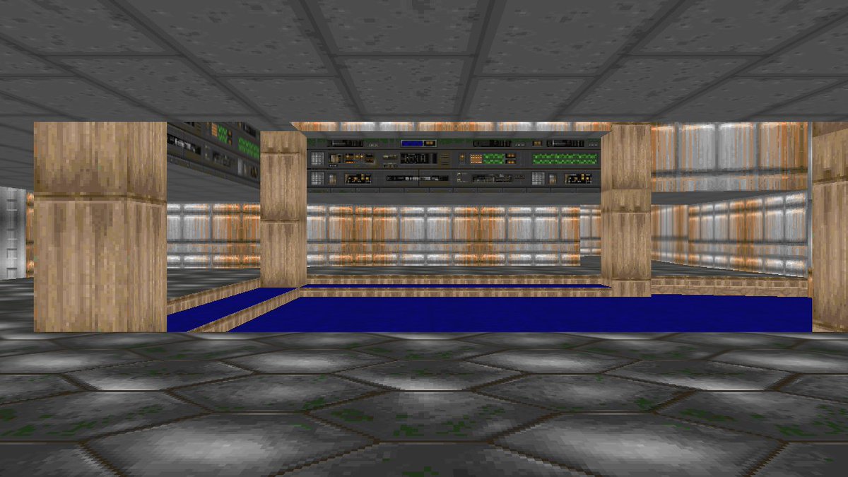 pipnayler's tweet photo. Having recently put a lot of time in to some fairly uninteresting tasks, I decided to have a quick look in to something a lot more fun, and now my toolchain supports Doom maps! #gamedev #indiegames https://t.co/5WohKjNmuj