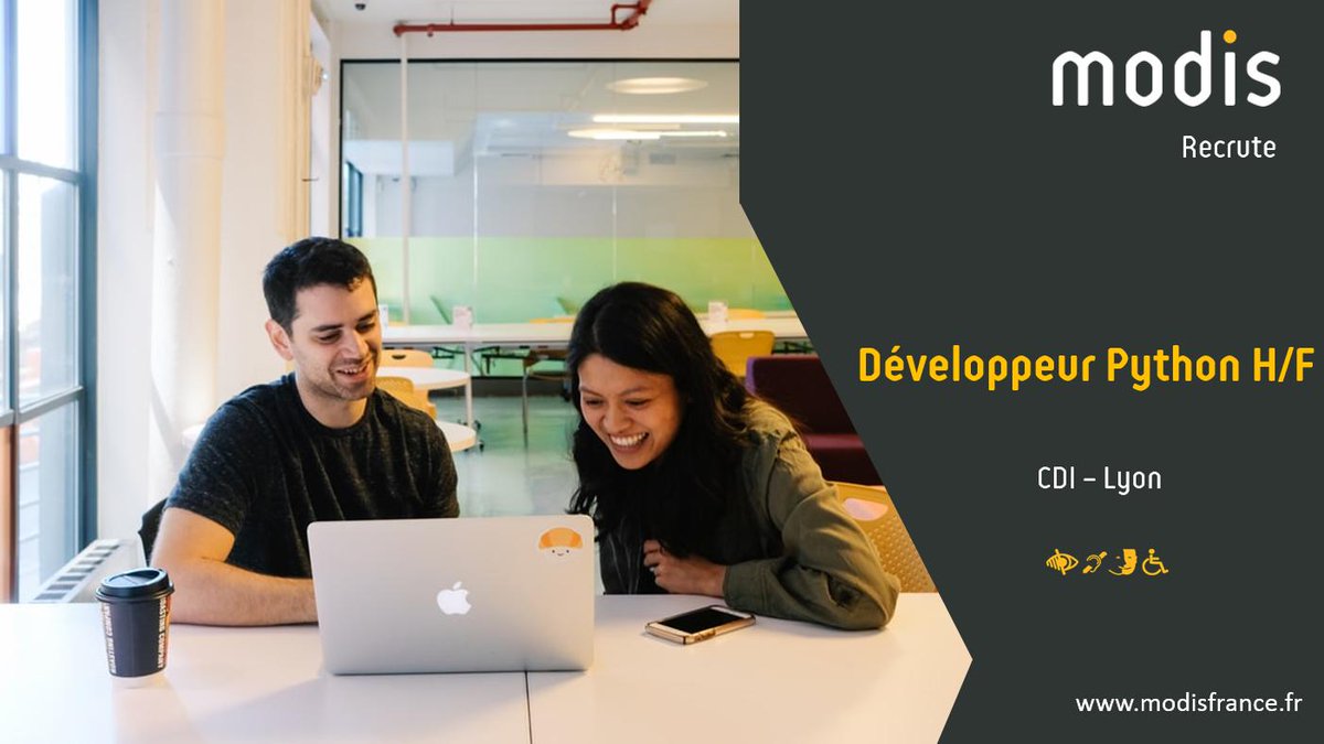 AkkodisRecrute's tweet photo. #Modis renforce ses équipes lyonnaise et recrute un Développeur Python H/F  - CDI - Lyon 

En savoir plus: https://t.co/JBvxAbrHrv

#Emploi #CDI #python #IA #MachineLearning #Scrum #Lyon https://t.co/KMNoADFeeE