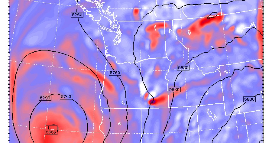 CliffMass's tweet photo. Thunderstorms on Friday Night and Sunday Morning https://t.co/XAVpZauR3I https://t.co/GqyRpx7iHt